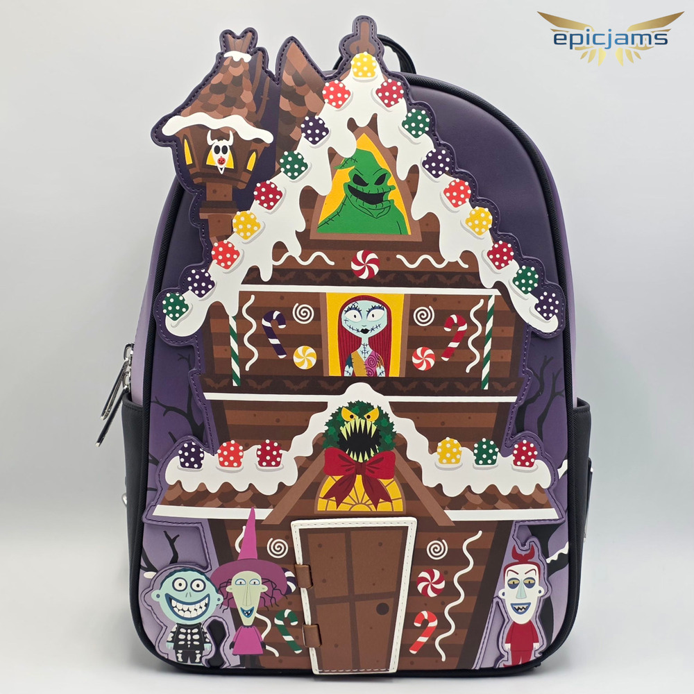 Loungefly Disney The Nightmare Before Christmas Gingerbread House Mini Backpack